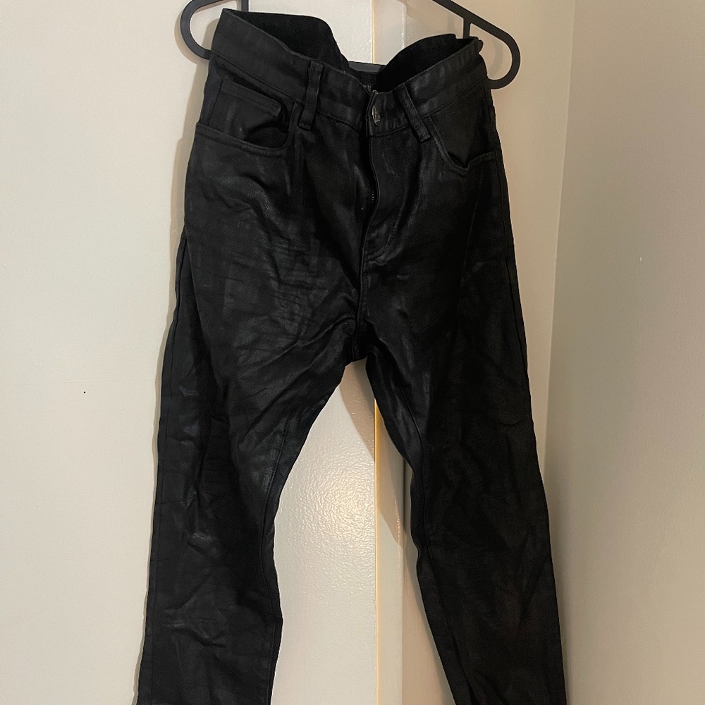 Embellish NYC wax denim